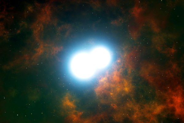 Supernova da una coppia di stelle