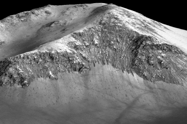 Rivoli d’acqua su Marte