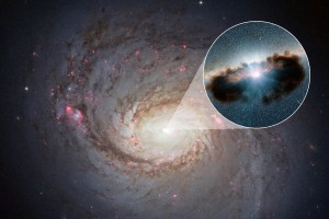 Hubble image of Messier 77