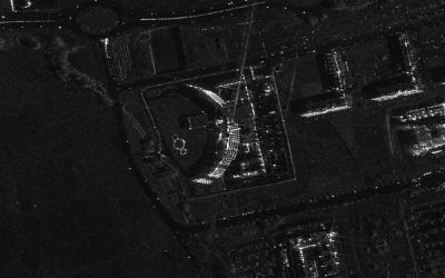 Il Terzo Paradiso dal satellite