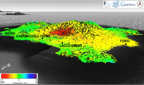 Ischia: il sisma da satellite