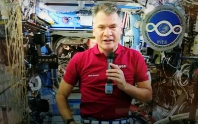 Prima inflight call di Nespoli