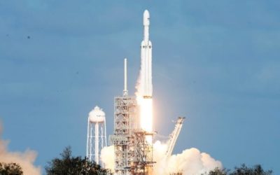 Il Falcon Heavy vola