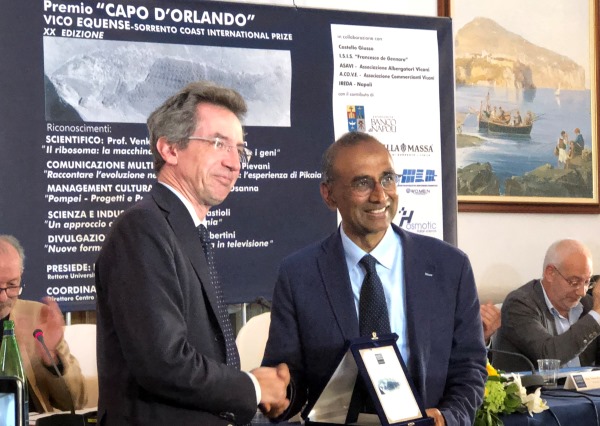 Al Nobel Ramakrishnan il Premio Capo d’Orlando 2018